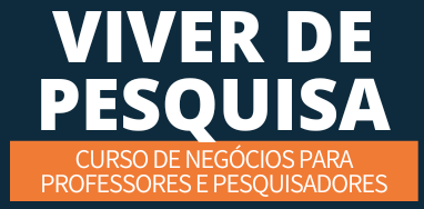 Logo curso Viver de Pesquisa